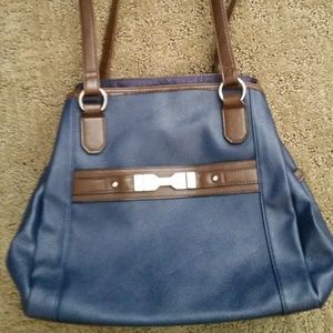 Rosetti Shoulder Bag in Blue/Brown